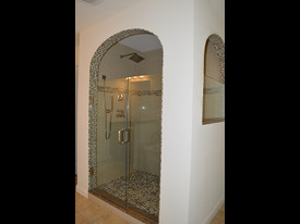 curved top master shower photo