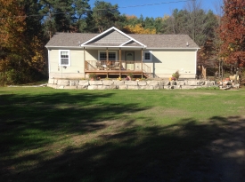 finished house with front porch photo